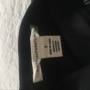 Diane Von Furstenberg Dresses - DVF black draped Work office formal dress Diane Von Furstenberg Dresses - DVF black draped Work office formal dress